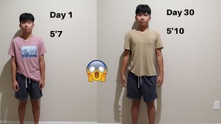 I Stretched For 30 Days To Grow Taller IT WORKS [upl. by Jehanna690]