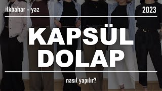 KAPSÜL DOLAP 2023  İlkbahar  Yaz [upl. by Leahplar]