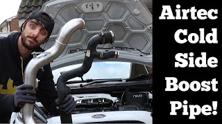 Airtec Cold Side Boost Pipe Install  Fiesta ST180 [upl. by Tolmach441]