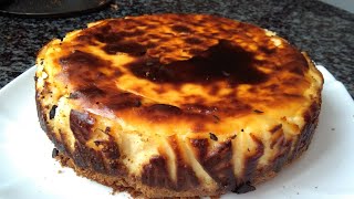 TARTA DE QUESO LA VIÑA con BASE DE GALLETAS  Con esta receta siempre sale bien MUY CREMOSA [upl. by Alyce]