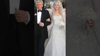 Trumps daughters wedding Tiffany trump tiffany trump wedding shorts [upl. by Ardnuaet]