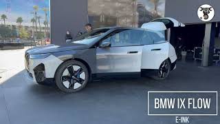 BMW iX Flow E Ink  How To Change The Color of Your BMW [upl. by Refinney]