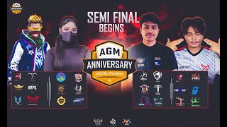 🔴LIVE AGM ANNIVERSARY GIVAWAY SEMI FINAL GROUPAB  AGM ESPORTS T4B PRODUCTION [upl. by Lesab339]