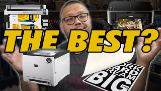 The Best TShirt Printers WATCH BEFORE YOU BUY [upl. by Nonnek]