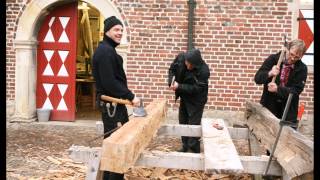 Seminar Historische Holzbearbeitung auf Schloss Raesfeld Restaurator im Handwerk [upl. by Wayne]