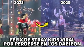 FELIX DE STRAY KIDS VIRAL NUEVAMENTE POR ESTAR PERDIDO EN EL ESCENARIO DE LOS DAEJEON 2023 [upl. by Ajaj298]