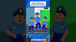 Noob Policeman Punya anak kembar Tapi ngga tau funny dubbing roblox skibiditoilet minecraft [upl. by Enelrahc756]