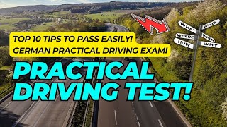 Top 10 Tips to Pass German Practical Driving Exam [upl. by Yhtir]