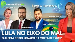 O grave alerta de Bolsonaro  A vitória de Trump Lula arrasta Brasil para o eixo do mal [upl. by Grimaldi982]