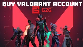 How to buy Valorant account on G2G 2024 [upl. by Yanarp196]