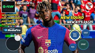 FIFA 16 MOD EA FC 25 Android OFFLINE  New Transfers amp Kits 2425 Real Face Camera PS5 Graphics HD [upl. by Emlynn]