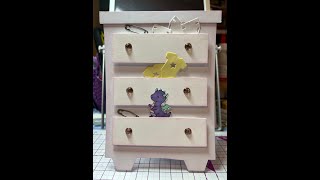 Baby Dresser Top Fold Card [upl. by Anitnamaid]