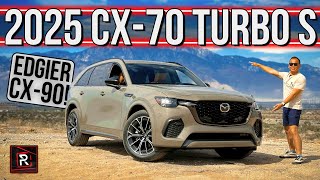 The 2025 Mazda CX70 Turbo S Is A Sporty Upscale 2Row SUV With BMW Vibes [upl. by Ahsen]