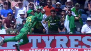 Zamans stunning catch to dismiss Moeen  ENGvPAK Nissan Play of the Day CT17 [upl. by Thomasine]