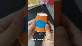 quotHow to Make a Flying Paper Helicopter from a Paper Cup in 60 Seconds [upl. by Trilby]