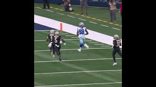 CeeDee Lamb with a 65yard touchdown catch from Dak Prescott vs New Orleans Saints [upl. by Nabroc]