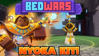 Nyoka Kit Gameplay Season 10 Level 30  Roblox Bedwars [upl. by Anuahc]