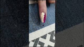 Not good but still want to post it 😅 nailartdesigns easynailartdesignsforbeginners [upl. by Elvah]