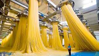 How Millions Tons Of Spaghetti Are Produced And Processed Annually  Spaghetti Production Technology [upl. by Goodrich]