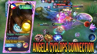 ANGELA CYCLOPS CONNECTION  CYCLOPS THE BEST ITEM BUILD 2024 🔥  CYCLOPS GAMEPLAY  MLBB [upl. by Glass]