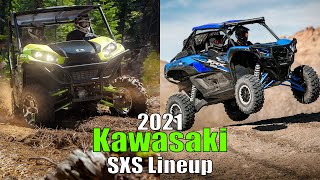 2021 Kawasaki SXS Lineup FIRST LOOK [upl. by Duvall]