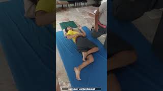 Lumber Adjustment Chiropractic by Master Yuki  Suai Thai Massage Training Center [upl. by Ahtebat]