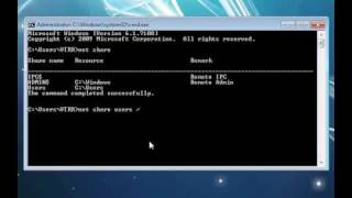 net share command [upl. by Aivital]