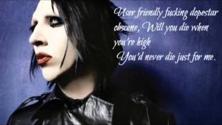 User friendly Marilyn Manson lyrics [upl. by Trude]