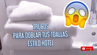 💡COMO DOBLAR TOALLAS ORGANIZACIÓNCOMO HACER TU CAMA comodoblartoallas [upl. by Ellen]