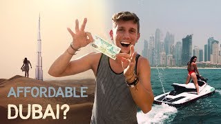 How to TRAVEL DUBAI on a BUDGET  Enjoy Luxury CHEAP [upl. by Soisatsana]