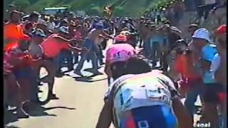 Giro de Italia 1996 20ª Etapa Pordoi [upl. by Amahcen]