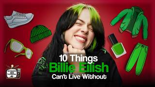 Billie Eilishs Top 10 Essentials She Cant Live Without 💚✨  From Hoodies to Burritos [upl. by Gina]