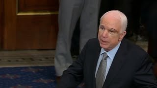 McCain returns to Senate floor full speech [upl. by Eilyw]