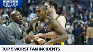 Top 5 worst fan incidents in North American sports  Ultimate Dallas Sports Show [upl. by Ahseiuqal]