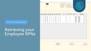 Retrieving your employees RPNs within Thesaurus Payroll Manager [upl. by Maia]