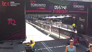 TCS Toronto Waterfront Marathon 2024  Finish Line Camera  RAW Feed [upl. by Housum938]