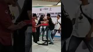 Panco fast pin armwrestling pancoindonesia armwrestlingtricks armsport [upl. by Aridnere]