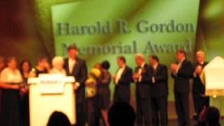 Harold R Gordon Memorial Award 2012 [upl. by Yemerej]