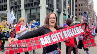 NYC Tartan Day Parade  April 15 2023 [upl. by Dhruv272]