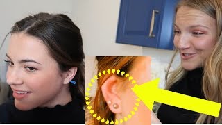 MY FRIEND PIERCED MY EAR   Alyssa Mikesell [upl. by Okomot89]