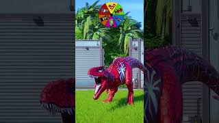 Mega Super Hero Dinosaurs Showcase  DinosaursLife subscribe dinosaur spiderman [upl. by Pinckney463]