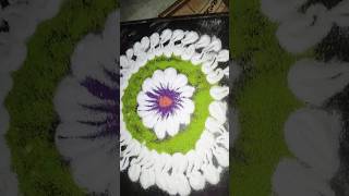 New Rangoli easy song rangoli kolam shorts [upl. by Millford973]