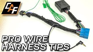 Radio Wiring Harness  How to Install like a PRO [upl. by Shirah42]