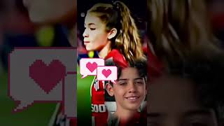 Cristiano Ronaldo JrDelfina Suarez love story ❤️😍shorts [upl. by Parnell446]