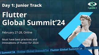 Flutter Global Summit 24 – Junior Track [upl. by Nickie]