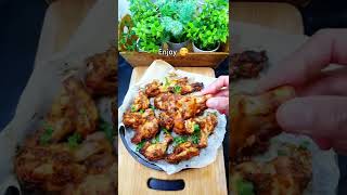 BakedAir Fried Crispy Chicken WingsNiblets  Non Fried Baked Ramadan 2022 Recipes 2430 [upl. by Horlacher]