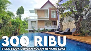 VILLA MODERN VIEW GUNUNG⁉️ Review Villa Liburan Di Bukit Panderman Batu  Malang  Azcarya Villa [upl. by Lenka]