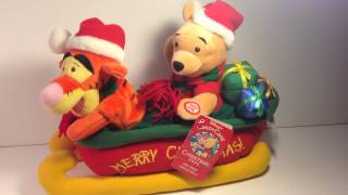 Disneys Winnie The Pooh Tigger Jingle Bells Christmas Sleights Ride [upl. by Nwhas]