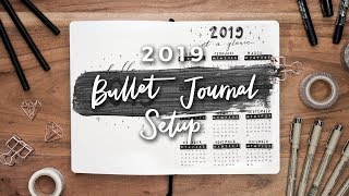 My 2019 Bullet Journal Setup [upl. by Aehsrop]