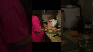 Palak pasta😋 youtubeshorts cookingvideo telugushorts cooking husbandandwife [upl. by Auberon215]